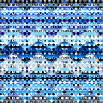 Geometric abstract pattern in low poly pixel art style. Stock Illustration