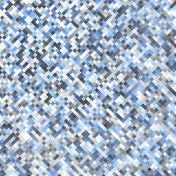 Geometric abstract pattern in low poly pixel art style. Stock Illustration