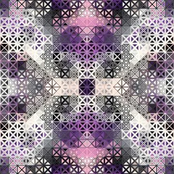 Geometric abstract pattern in low poly style. Stock Illustration