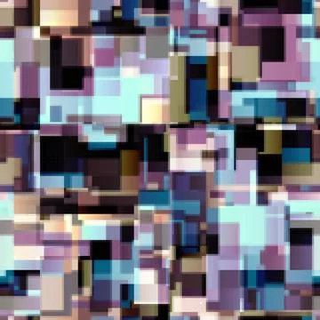 Geometric abstract pattern in low poly style. Seamless image Illustrazione stock