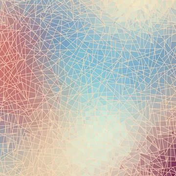 Geometric abstract pattern in low poly style. Stock Illustration