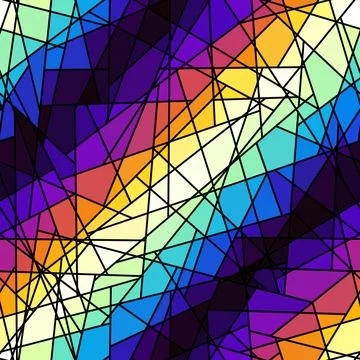Geometric abstract pattern in low poly style. 스톡 일러스트