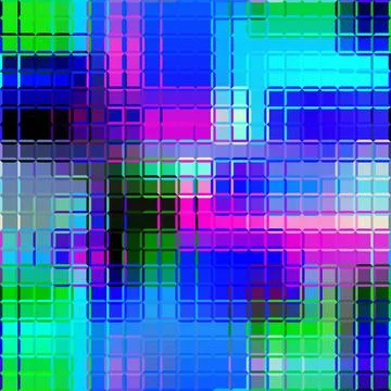 Geometric abstract pattern in low poly style. Tileable image. Small squares.. Stock Illustration
