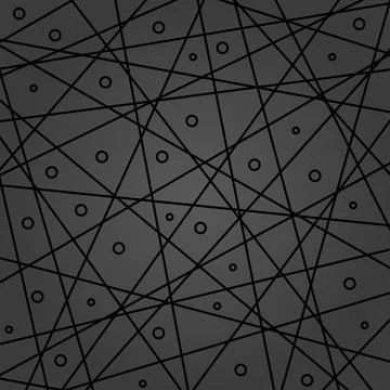 Geometric Abstract Pattern With Modern Ornament 库存插图