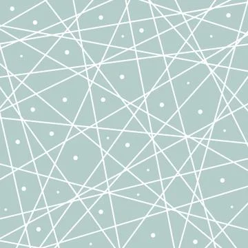 Geometric Abstract Pattern With Modern Ornament 스톡 일러스트