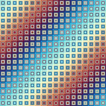 Geometric abstract pattern moire overlay style. Abstract square texture Stock Illustration