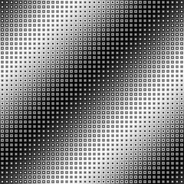 Geometric abstract pattern moire overlay style. Abstract square texture Stock Illustration