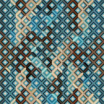 Geometric abstract pattern moire overlay style. Abstract square texture Stock Illustration