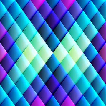 Geometric abstract pattern moire overlay style. Abstract square texture Stock Illustration