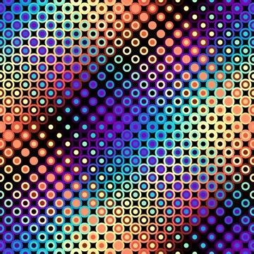 Geometric abstract pattern moire overlay style. Abstract square texture Stock Illustration