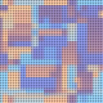 Geometric abstract pattern. Mosaic pixelated texture. Vector image. Stock Illustration