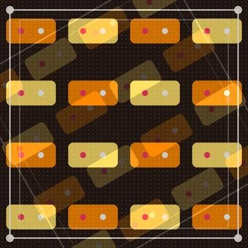 Geometric abstract pattern of overlapping rectangular shapes with gradient .. Stock Illustration