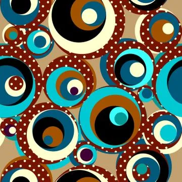 Geometric abstract pattern in patchwork style. Vector image. 库存插图