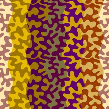 Geometric abstract pattern in patchwork style. Illustrazione stock