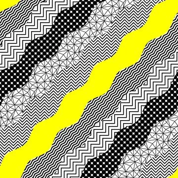 Geometric abstract pattern in patchwork style. Seamless vector 스톡 일러스트