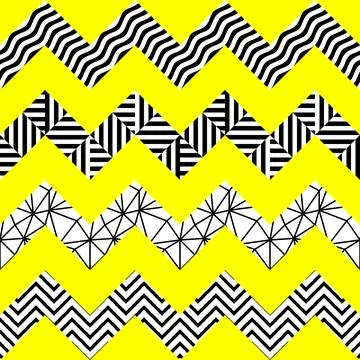 Geometric abstract pattern in patchwork style. Seamless vector Stock Illustration