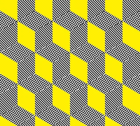 Geometric abstract pattern in patchwork style. Seamless vector イラスト素材