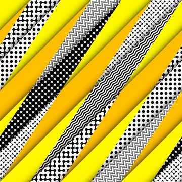 Geometric abstract pattern in patchwork style. Seamless vector 库存插图