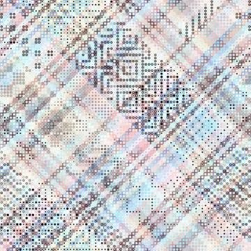 Geometric abstract pattern. Polka dot pattern on low poly background. Stockillustratie