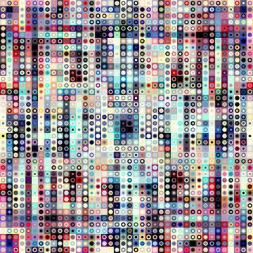 Geometric abstract pattern. Polka dot pattern on low poly background. Illustrazione stock