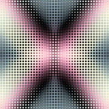 Geometric abstract pattern. Polka dot pattern on low poly background. Vector  Illustrazione stock