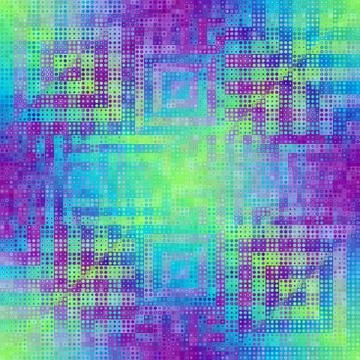 Geometric abstract pattern. Polka dot pattern on low poly background. Stockillustratie