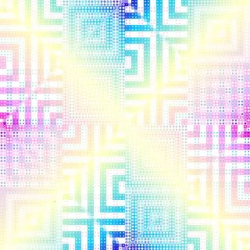 Geometric abstract pattern. Polka dot pattern on low poly background. Illustrazione stock