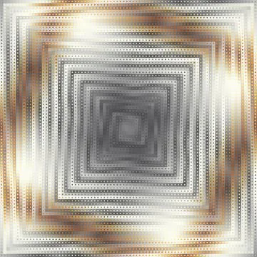 Geometric abstract pattern. Polka dot pattern on low poly background. Stockillustratie