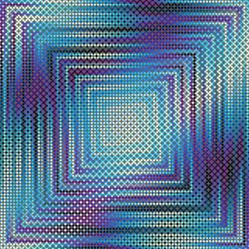 Geometric abstract pattern. Polka dot pattern on low poly background. 스톡 일러스트