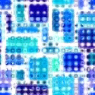 Geometric abstract pattern. Seamless polka dot background. Illustrazione stock