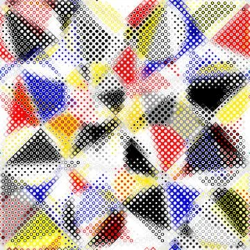 Geometric abstract pattern. Seamless polka dot background. 스톡 일러스트
