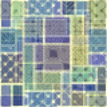 Geometric abstract pattern. Seamless polka dot background. Illustrazione stock