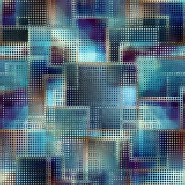 Geometric abstract pattern. Seamless polka dot background. Illustrazione stock