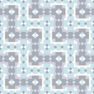 Geometric abstract pattern. Seamless vector background. Stock Illustration