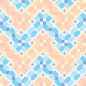Geometric abstract pattern. Seamless vector background. Stock Illustration