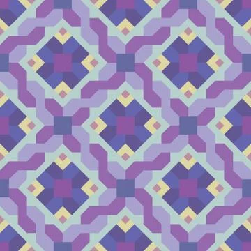 Geometric abstract pattern. Seamless vector background. Illustrazione stock