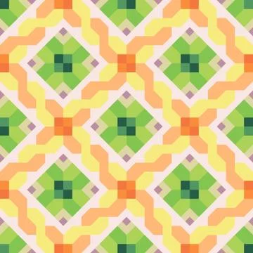 Geometric abstract pattern. Seamless vector background. Stock Illustration