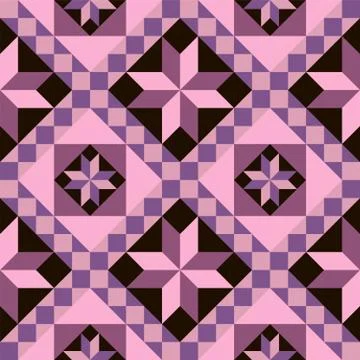 Geometric abstract pattern. Seamless vector background. Ilustración de archivo