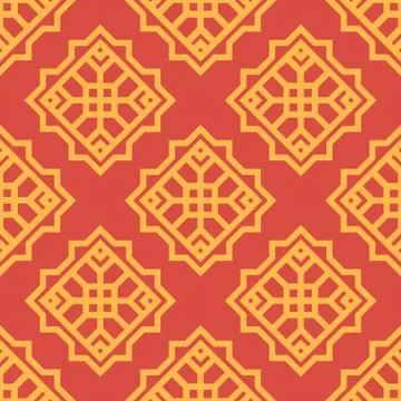 Geometric abstract pattern. Seamless vector background. Stock Illustration