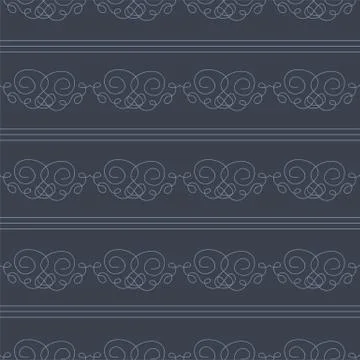 The geometric abstract pattern. Seamless vector background. Dark blue texture. Illustrazione stock