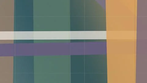 Geometric abstract pattern in teal, purple, and warm orange creates a calm,.. Illustrazione stock
