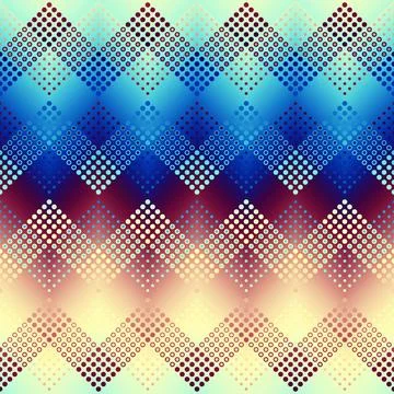 Geometric abstract pattern. Tileable vector image. Stock Illustration