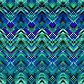 Geometric abstract pattern. Tileable vector image. Stock Illustration