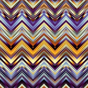 Geometric abstract pattern. Tileable vector image. Stock Illustration