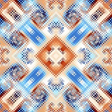 Geometric abstract pattern. Vector Illustration. Illustrazione stock