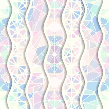 Geometric abstract pattern. Vector Illustration. Stock Illustration