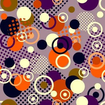 Geometric abstract pattern. Vector polka dot pattern. 스톡 일러스트