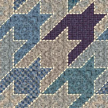 Geometric abstract pattern with a wavy elements. 스톡 일러스트