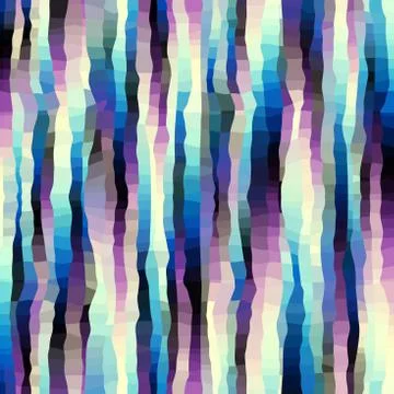 Geometric abstract pattern. Wavy gradient strips background. Illustrazione stock
