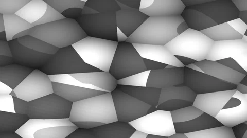 Geometric Abstract Patterning with Monochrome Facets in Soft Lighting Stock Footage 327946051